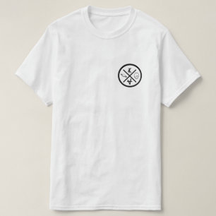 Camiseta T-shirt logo et alien skateur