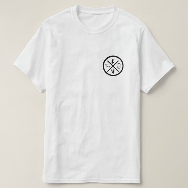 Camiseta T-shirt logo et alien skateur (Diseño del anverso)