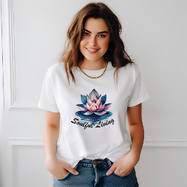 Camiseta T-shirt Lotus 'Soulful Living' Relaxant