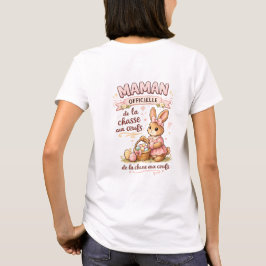 Camiseta T-shirt Maman Pâques – Team Chocolat-Idée cadeau m