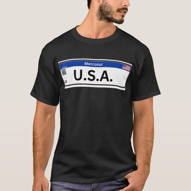 Camiseta T-shirt Mercosur USA (Anverso)