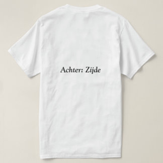 Camiseta T-shirt met woordgrap, woordspeling opdruk
