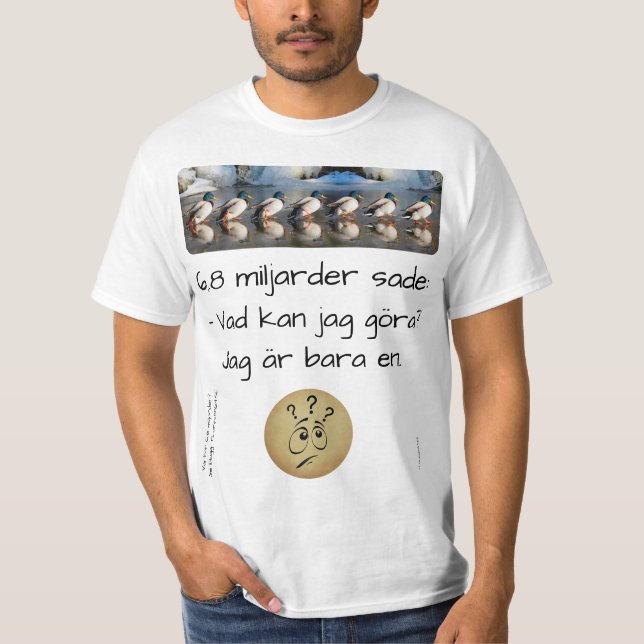 Camiseta T-shirt — Miljarder (Anverso)