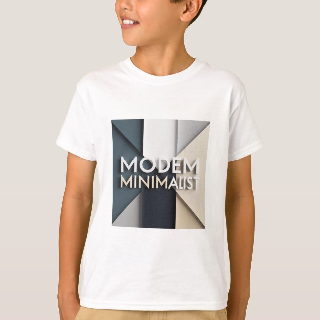 Camiseta T-shirt Modem Minimalist (Anverso)