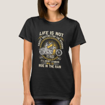T-Shirt Moto, How to Ride in the Rain, Biker