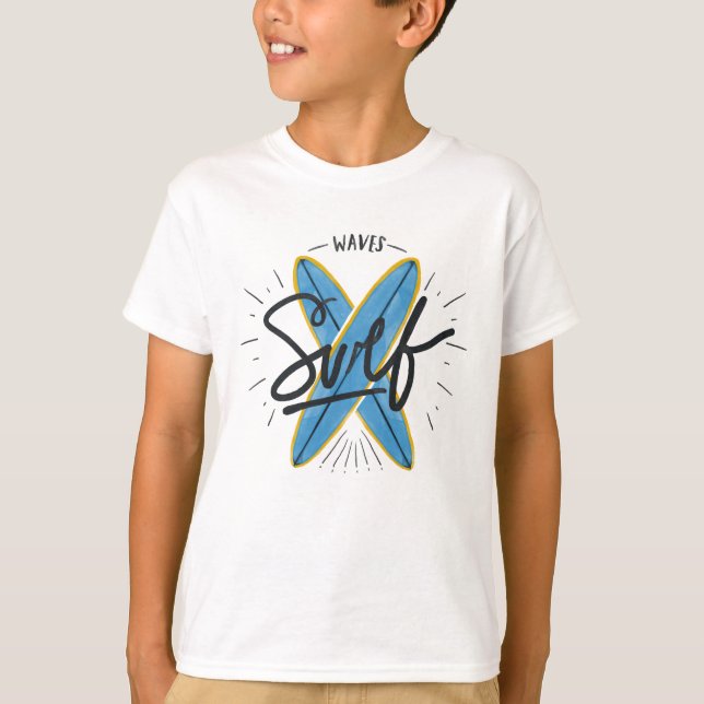 Camiseta T - shirt Muchacho Surf (Anverso)