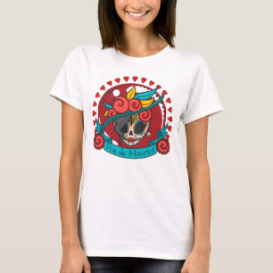Camiseta T - shirt Mujer Blanco Mangas Largas Halloween