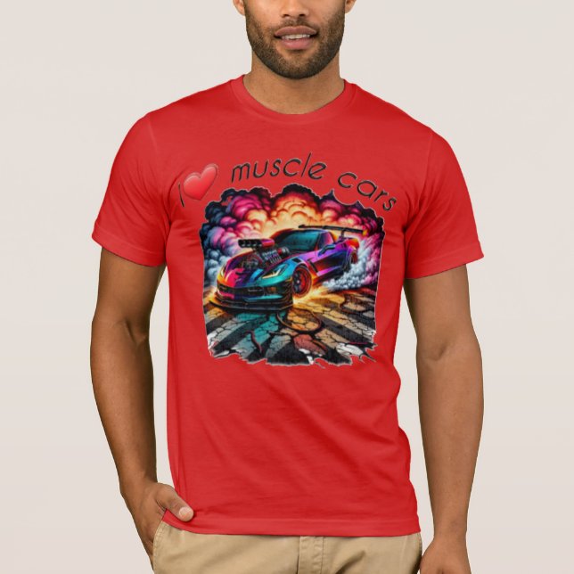 Camiseta T-Shirt Muscle Car  (Anverso)