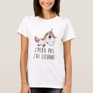 CAMISETA T - SHIRT NO PUEDO YO TENGO UNICORNIO