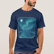 T-Shirt Northern Lights Scene