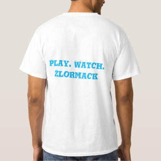 Camiseta T-shirt Officiel ZlorNation - Play. Watch. Zlorma