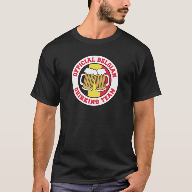 Camiseta T-Shirt oficial del equipo belga de bebidas (Anverso)