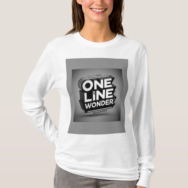 Camiseta T-shirt One Line Wonder  (Anverso)