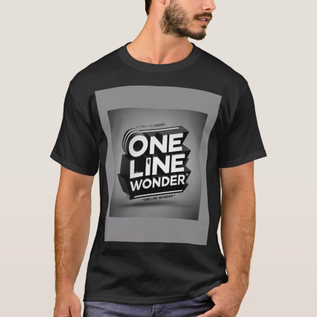 Camiseta T-shirt One Line Wonder  (Anverso)