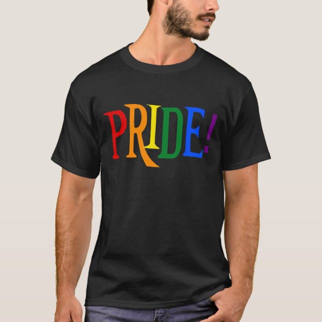 Camiseta T-Shirt, orgullo del arcoiris LGBT (Anverso)