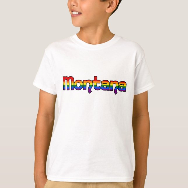 Camiseta T-Shirt, orgullo del estado de Montana (Anverso)