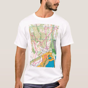 Camiseta T-Shirt - Orienteering map