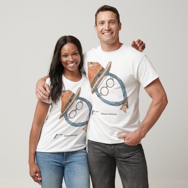 Camiseta T-Shirt para la toma de conciencia sobre la diabet (Unisexo)
