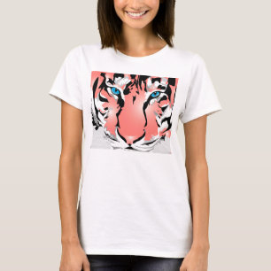 Camiseta T-SHIRT PARA MUJERES - TIGRE DE PAZ blanco/