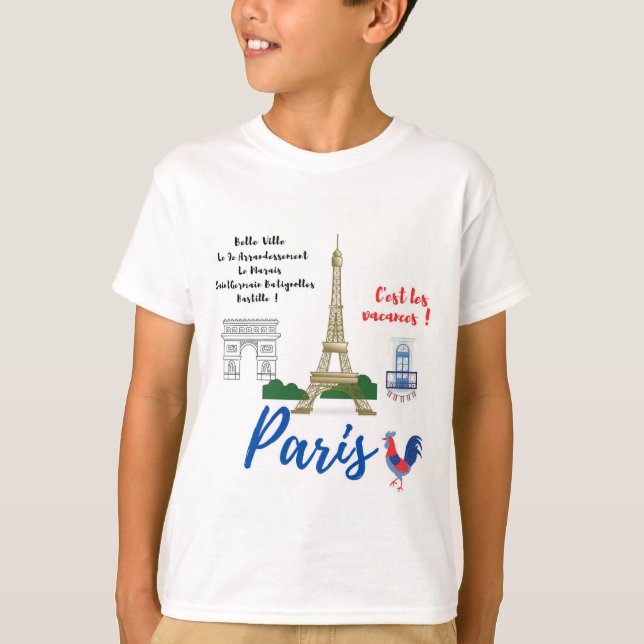 Camiseta T-shirt Paris (Anverso)