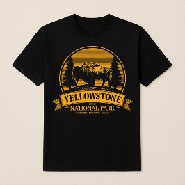 Camiseta T-Shirt, Parque Nacional Yellowstone Bison