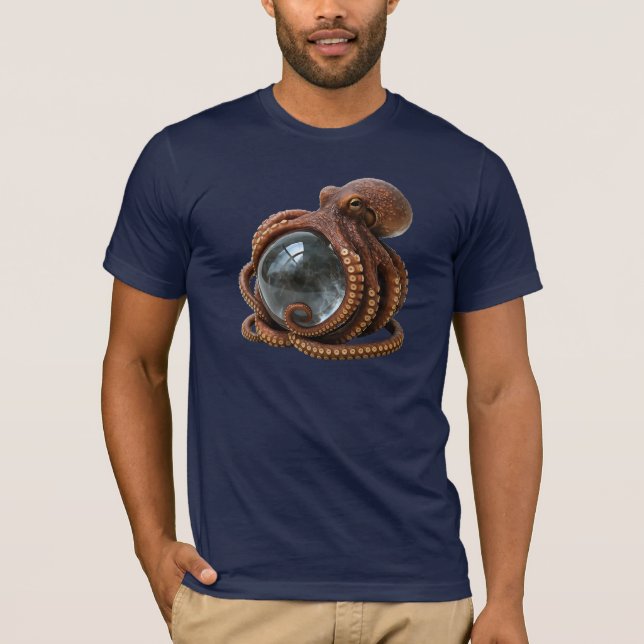 Camiseta T-shirt pieuvre 3D (Anverso)
