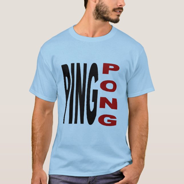 Camiseta T-shirt  PING PONG (Anverso)