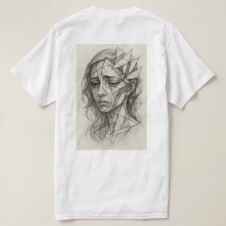 Camiseta T-shirt Portrait Art