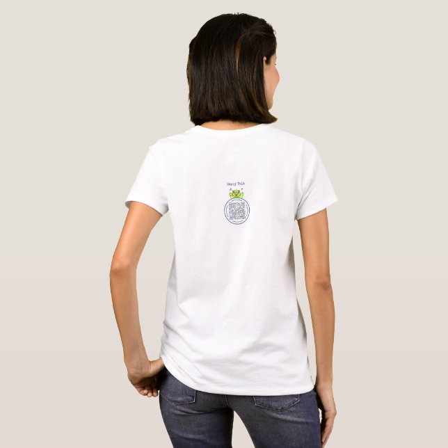 Camiseta T-shirt pour être vu (Reverso completo)