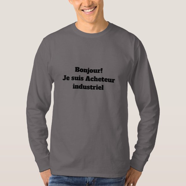 Camiseta T-Shirt pour l'Acheteur industriel (Anverso)