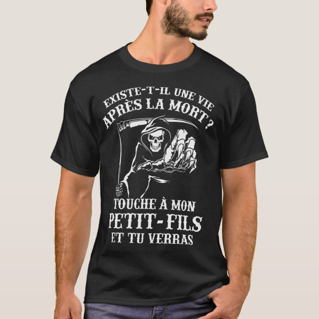 Camiseta T-shirt Pr Abuelo - Tecla a mi Nieto (Anverso)