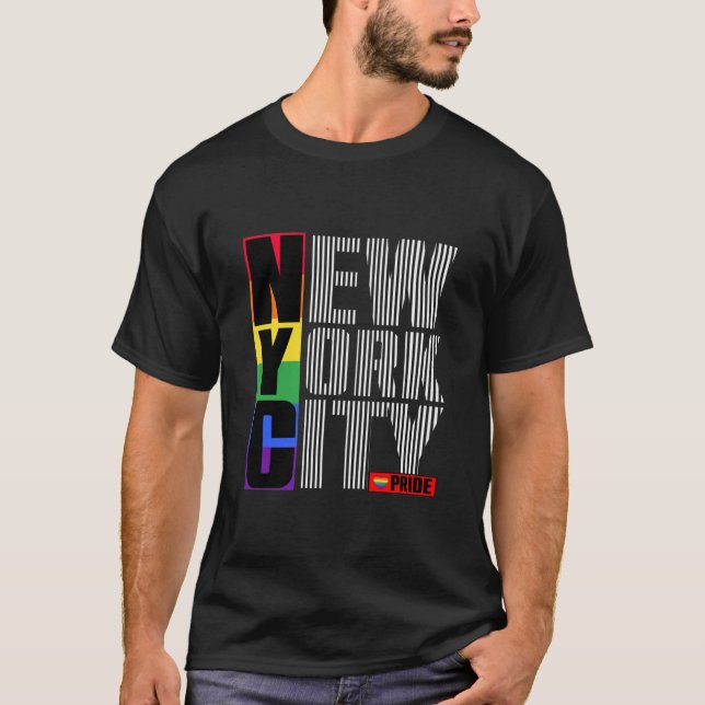 Camiseta T-shirt Pride New York Design (Anverso)