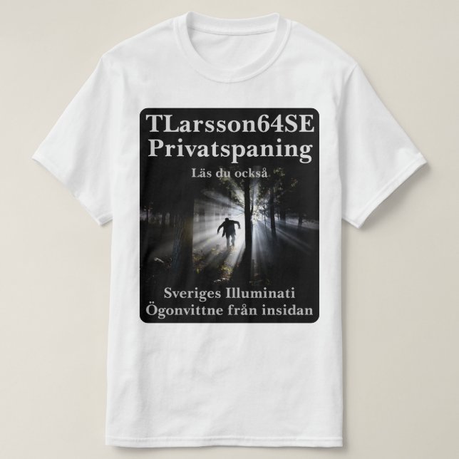 Camiseta T-shirt — Privatspaning (Diseño del anverso)