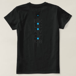 Camiseta T-Shirt punto negro azul