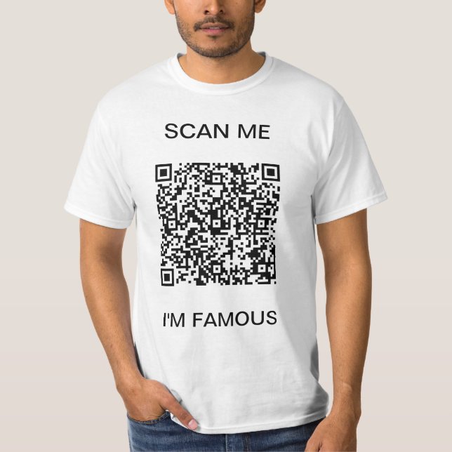 Camiseta T-shirt QR “RETO " (Anverso)