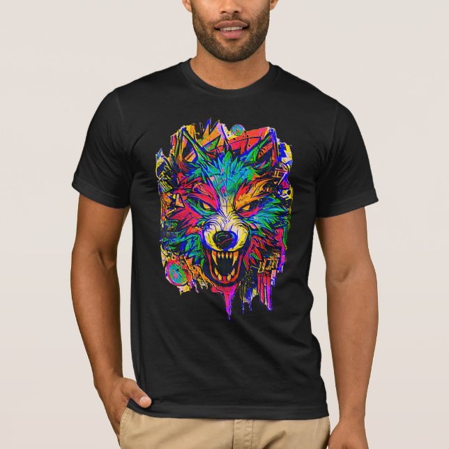 Camiseta T-Shirt Rebellion 78 Wolf  (Anverso)