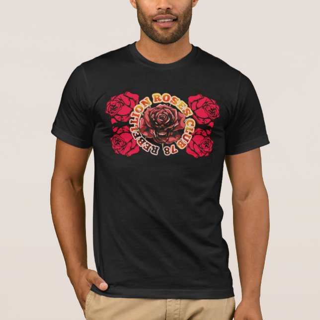 Camiseta T-Shirt RebellionRosesClub78  (Anverso)
