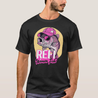 CAMISETA T-SHIRT REEL WOMEN PESCA NUEVO DISEÑADOR DE MODA T