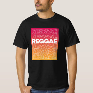Camiseta T-Shirt Reggae Typography