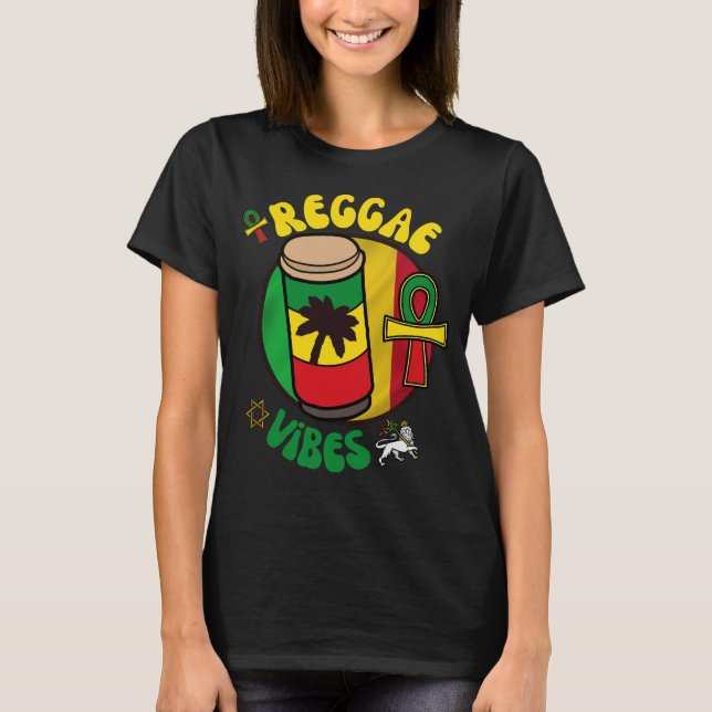CAMISETA T-SHIRT REGGAE VIBES (Anverso)