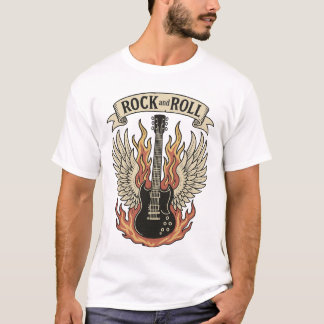 Camiseta T-shirt Rock and Roll