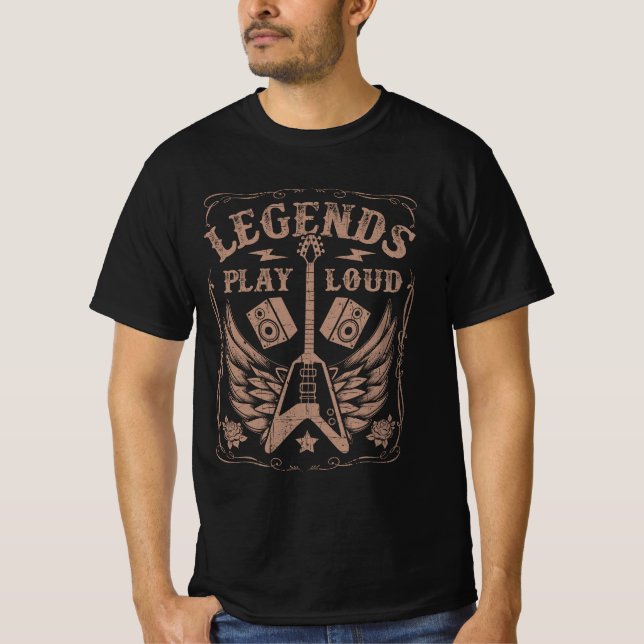 Camiseta T-shirt Rock Legends (Anverso)