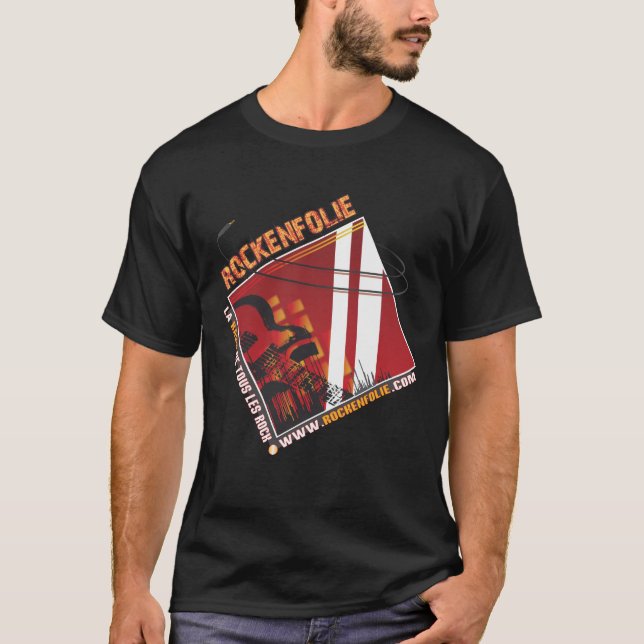 Camiseta T-Shirt Rockenfolie Homme (Anverso)