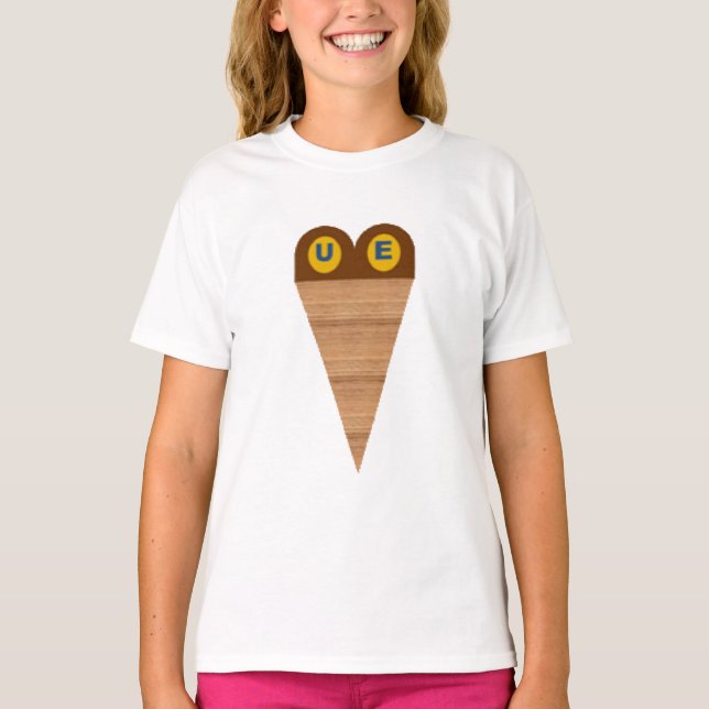 Camiseta T-shirt Ruffle blanco HIELOS UE (Anverso)
