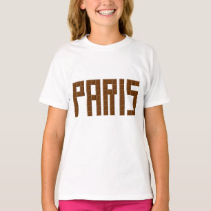 Camiseta T-shirt Ruffle blanco PARÍS CHOCOLATE