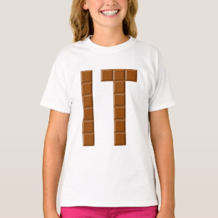 Camiseta T-shirt Ruffle para muchachas IT CHOCOLATE