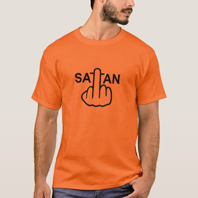 Camiseta T-Shirt Satan Flip (Anverso)
