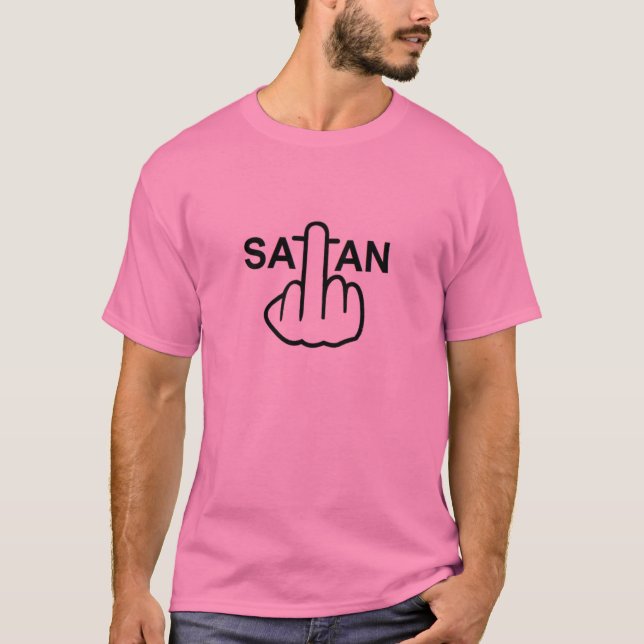 Camiseta T-Shirt Satan Flip (Anverso)