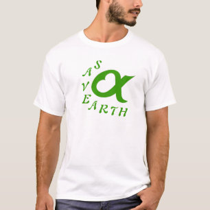 Camiseta t - shirt save earth planète