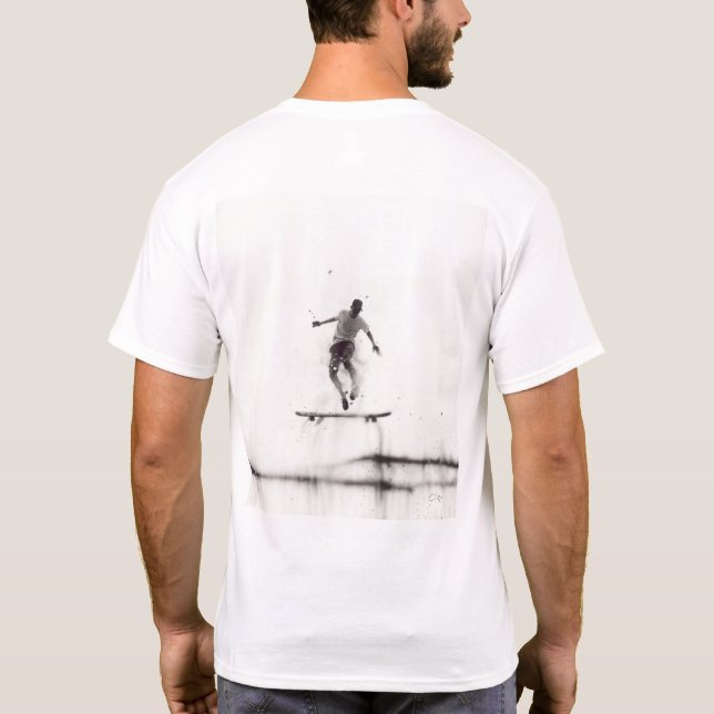 Camiseta T-Shirt Skateboard 5 | Contemporary Art by OlRo Ar (Reverso)